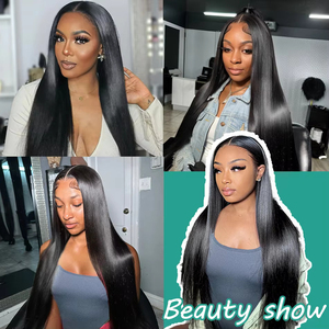 Tự Nhiên Màu Đen Nguyên Liệu Campuchia Bó Tóc Con Người Mịn Thẳng Chưa Qua Chế Biến Trinh Nữ Tóc Nhanh Chóng Dệt May Trong Sợi Ngang Phần Mở Rộng - Product Image 5