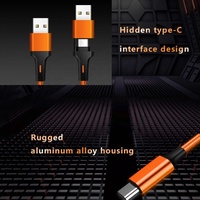 Cable de Carga Rápida y Transferencia de Datos 6 en 1 con Trenzado de Nailon, Micro USB Tipo-C, con Logotipo para Regalos Promocionales, Éxito de Ventas 2026