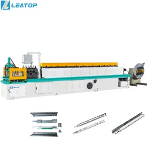 Full Automatic manufacturing machine Telescopic Channel under mount drawer slides roll forming machine