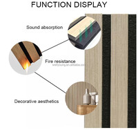 Nouveauté Panneaux acoustiques en bois Akupanels insonorisants Panneaux muraux en bois design moderne Panneaux acoustiques pour la maison et le bureau