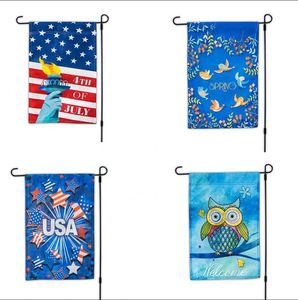 Drapeaux de jardin double face de haute qualité pour sublimation, personnalisables avec logo, vente en gros fabricant - Product Image 1