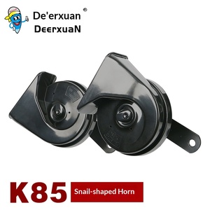 Klaxon de voiture type escargot, double tonalité grave, alarme d'avertissement, ajustement standard pour modèles conventionnels, vente directe d'usine en gros, disponible immédiatement - Product Image 4
