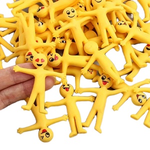 TPR Emojis Pull Vent <b>Action</b> <b>Figures</b> Toy Party Favors Sensory Gel Toy Set Kids and Adults Stress Relief Fidget Toys for Autism - Product Image 5
