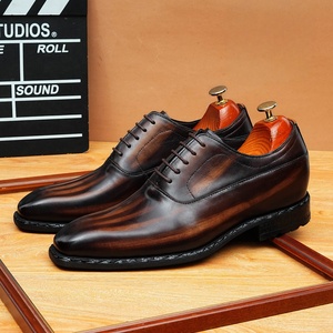 Zapatos de Cuero Vacuno Genuino para Hombre, Estilo Casual Británico, Cómodos, Formales para Negocios, con Suela Oxford, para Bodas - Product Image 6