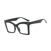Lunettes de lecture anti-lumière bleue, monture carrée pleine, motif uni, unisexe, pour adultes