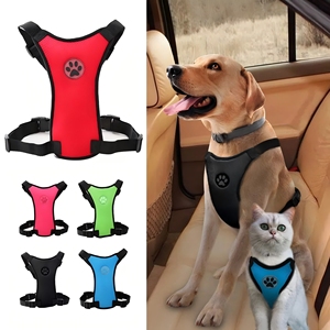 Arnés de Seguridad Simple y Portátil de Malla Transpirable para Perros en el Auto - Product Image 1