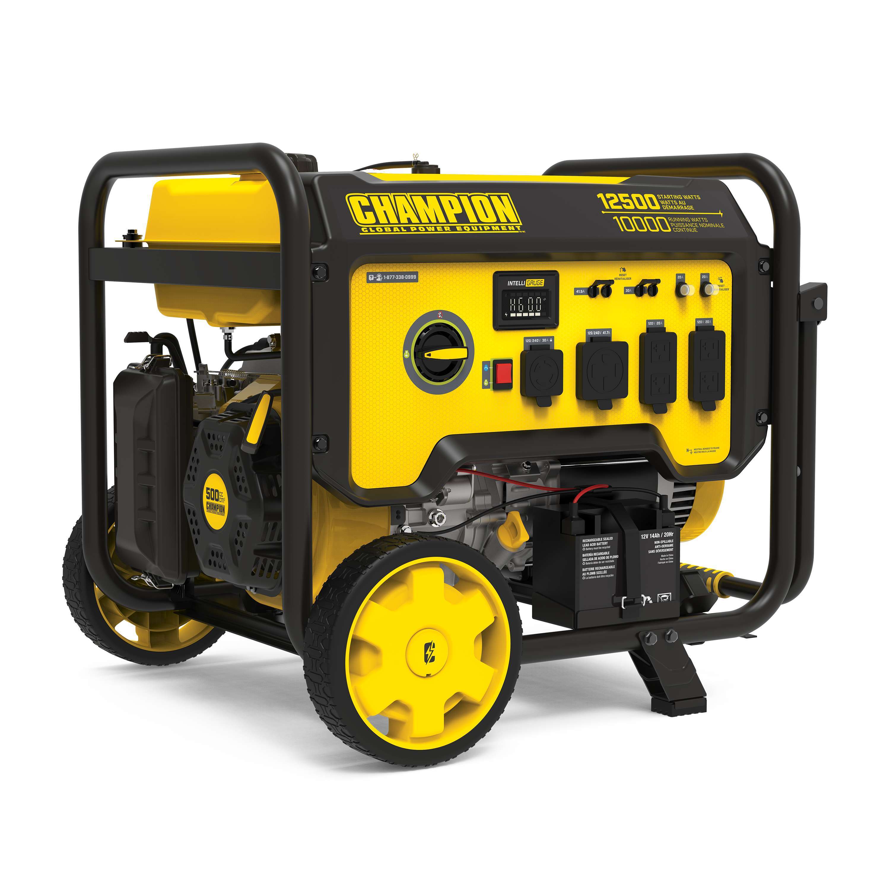 USA Champion Professional Manufacturer 8KW 9KW 10000w <strong>Portable</strong> Gasoline <strong>Generator</strong> with Wheel Electric <strong>Generator</strong> for Home