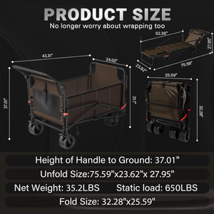 Durable et sécurisé pour une utilisation en extérieur 360 °   Chariot de camping convertible avec roues pivotantes et <span class=keywords><strong>lit</strong></span> inclinable réglable - Product Image 3