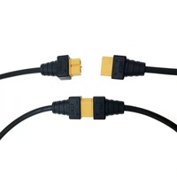 Connecteur de câble de batterie XT60 pour téléphones portables et appareils photo RC Lipo, gaine en PVC, mâle/femelle, cuivre pur, personnalisable
