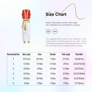 Disfraz de Príncipe Árabe para Niños de 6 a 16 Años, Conjunto de Chaleco y Pantalones para Representaciones, Actuaciones y Fiestas Temáticas de Carnaval - Product Image 6