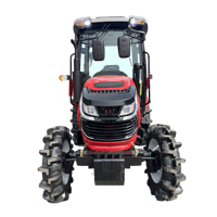 Tracteur agricole 4x4 de haute qualité 50HP 60HP 70HP avec moteur et boîte de vitesses pour semis de maïs, riz et légumes