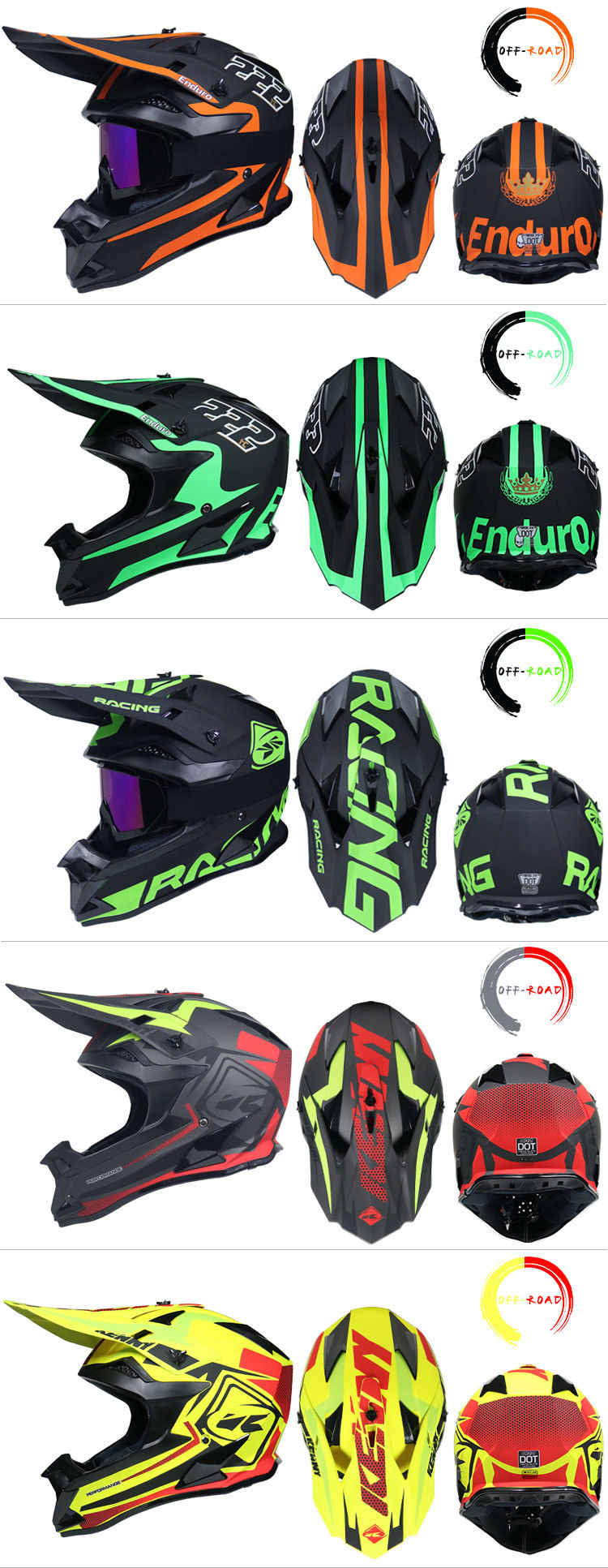 SUBO Motocross Helmet Safe Comfortable Ride Experience