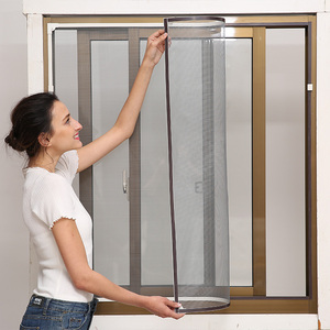 Pantallas mosquiteras retráctiles de fabricación al por mayor, perfiles de aluminio para puertas y ventanas, mosquiteras deslizantes - Product Image 4