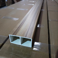 Interior Wpc Tube 100x100MM 50x100mm Wpc Beams WPC Timber Tube Column