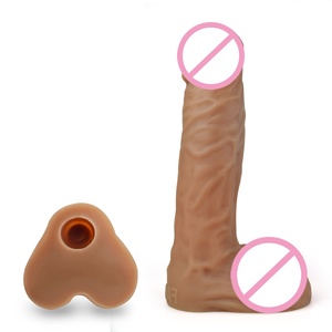 FAAK Precio de Fábrica Funda para Pene con Correa y Vendaje Juguetes Sexuales para Adultos Dildo de Pene Artificial Masturbación para Hombres y Mujeres - Product Image 5