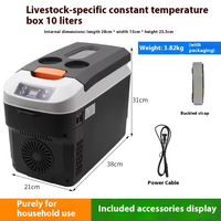 Refrigerador Portátil Eléctrico para Transporte de Semen Animal, con Certificación CE, Recargable por USB, 19L, Control de Esperma para Ganado, Marca JC