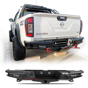 Serie B16 4x4 todoterreno Parachoques delantero de acero de alta calidad Barra de toro Parachoques trasero para NAVARA NP300 D23 FRONTINER 2015-2020 - Product Image 1