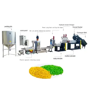 Automatische Perfecte Prestaties Pp Pe Lldpe Filmzak Recycling Pelletizer Plastic Granulator Granulator In Shenzhen