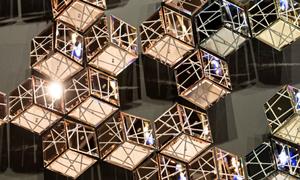 Moderna speciale lampada a sospensione con vetro rettangolare Post-moderno squisito lampadario per camere da letto salotti - Product Image 2