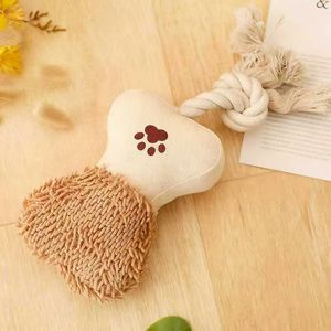 Produsen grosir Set gigitan anjing lucu berderit, mainan boneka katun lembut tahan gigitan tali tahan lama ramah lingkungan untuk - Product Image 3