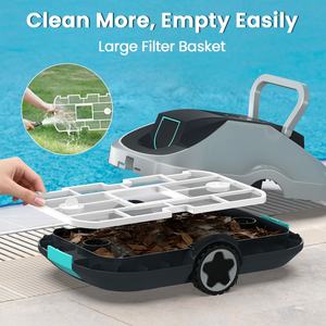 <span class=keywords><strong>Robot</strong></span> Limpiador de <span class=keywords><strong>Piscinas</strong></span> Silver Home con Batería de Litio de 4500mAh, Plástico ABS, Limpieza Automática <span class=keywords><strong>para</strong></span> <span class=keywords><strong>Piscinas</strong></span> Enterradas - Product Image 2