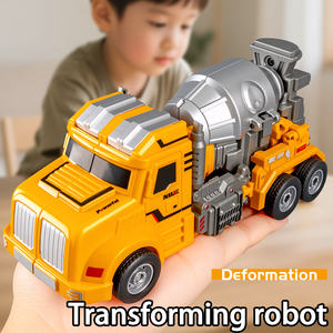 <span class=keywords><strong>Juguetes</strong></span> de coches robot deformables con tracción inercial, camión mezclador transformable manualmente, <span class=keywords><strong>juguetes</strong></span> de <span class=keywords><strong>Autobots</strong></span> transformables para niños - Product Image 4