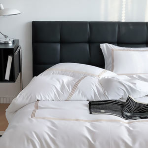 Sábana <span class=keywords><strong>de</strong></span> <span class=keywords><strong>cama</strong></span> egipcia suave <span class=keywords><strong>de</strong></span> lujo personalizada <span class=keywords><strong>de</strong></span> fábrica, sábana <span class=keywords><strong>de</strong></span> algodón blanco <span class=keywords><strong>para</strong></span> Hotel, edredón, juego <span class=keywords><strong>de</strong></span> funda <span class=keywords><strong>de</strong></span> <span class=keywords><strong>cama</strong></span> - Product Image 6