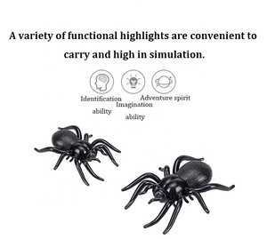 Offre Spéciale <span class=keywords><strong>2023</strong></span> : Jouets Farces et Attrapes Halloween – Araignée Horrifique en PVC, Insectes Fantaisie Amusants pour Adultes, Blagues pour Enfants - Product Image 4