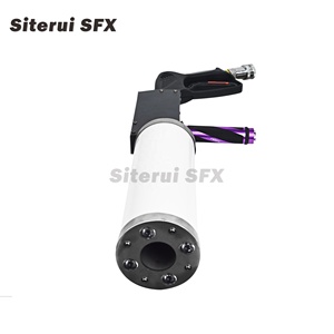 SITERUI SFX DJ 20W LED <span class=keywords><strong>CO2</strong></span> Blaster Gun Equipo de escenario Jet Pistol control manual RGB LED Party - Product Image 3