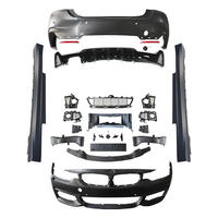 Bodykit Konversi MT Baru dengan Bumper Depan/Belakang & Side Skirt Plastik PP untuk Seri 4 F32 F33 F36 2013-2020