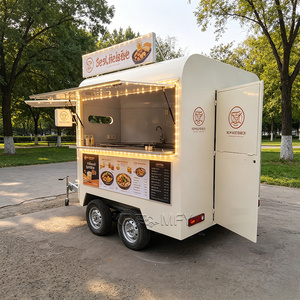 Fast Pizza <b>Trailer</b> OEM Horse <b>Box</b> Truck Fully Equipped Hot Dog DOT Street Food Cart - Product Image 2