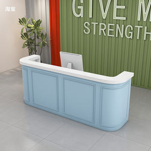 Yicheng Beauty <span class=keywords><strong>ร้าน</strong></span>ขายเสื้อผ้าผู้หญิงแบบทันสมัยเคาน์เตอร์เงินสดแผนกต้อนรับฝรั่งเศสสำหรับห้างสรรพสินค้าใช้ในยิมร้านน้ำ<span class=keywords><strong>ชา</strong></span>นม - Product Image 1