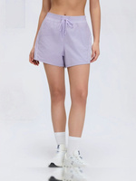 Shorts pour femmes, style cycliste, taille haute, coupe ample, séchage rapide, respirant, pour yoga, entraînement et sport