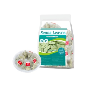 Thé en sachets de feuilles de séné pur, marque privée OEM, pour nettoyage du côlon, détoxifiant, amincissant, soulagement de la constipation, thé aux herbes, vente en gros en vrac - Product Image 1