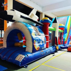 WINWAYTOYS Alquiler de Castillo Inflable de PVC con Temática Espacial y Obstáculos de Caminata Lunar Personalizado para Diversión - Product Image 6