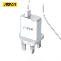 ASPOR 18W QC4.0 Pengisi Daya Nirkabel 3-in-1 untuk Rumah dengan Proteksi OTP/OVP Logo Dapat Disesuaikan Harga Grosir Kecepatan Tinggi