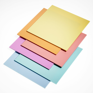 Lastre Acriliche Rigide Trasparenti Personalizzate Spessore 3mm Ecologiche Formato <span class=keywords><strong>A4</strong></span> Taglio Laser Opzioni Multiple Pannelli Quadrati per Uso Pubblicitario - Product Image 4