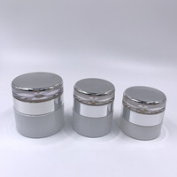Prix d'Usine Ensemble d'Emballages Cosmétiques de Luxe avec Flacons Pompe Airless en Verre 20ml 30ml 50ml et Pots 100g pour Sérum et Lotion