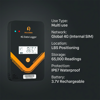 AccuData S360 Enregistreur de température 4G en ligne avec suivi de trajectoire LBS pour conteneurs maritimes réfrigérés