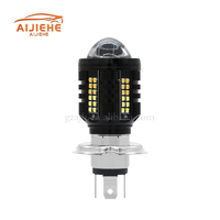 12V à 32V double couleur Led moto phare ampoule feux de croisement puissance H4 P15D BA20D antibrouillard pour moto conduite phare