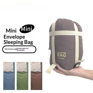 Saco de Dormir Ultraligero Tipo Sobre para Adultos, de Nailon, Resistente a la Suciedad, para Verano, Viajes, Campamento, Hecho de Algodón, Lavable a Máquina - Product Image 1