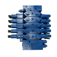 Vanne sectionnelle hydraulique pour plusieurs actionneurs, vanne de commande à commande multi-voies pour équipement de construction