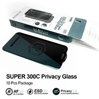 Protection d'écran en verre trempé anti-espion sans bordure, anti-poussière, grand arc, pour iPhone 17 Pro Max, compatible iPhone 16 15 14 13 12