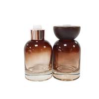 Bouteille en verre de luxe 50ml 100ml 150ml 250ml bâton de parfum arôme parfums de maison bouteille de diffuseur de roseau en verre