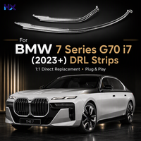Bandeau lumineux DRL pour BMW Série 7 G70 2023 2024, tube de phare DRL, tube de guidage lumineux, feux de jour