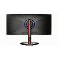 Moniteur PC Incurvé Marque Blanche, Moniteur de Jeu 34 Pouces 180Hz 1ms UWQHD 3440x1440 pour Projets de Marque
