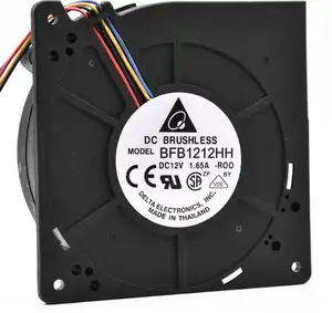 Delta BFB1212HH 120x120x32mm 12cm 12032 12V DC 1.65A 19.8W 80.1CFM wire leads blower server centrifugal cooling fan