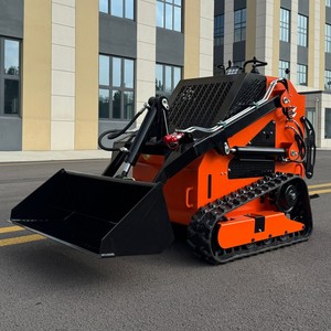 Mini-chargeuse compacte multifonctionnelle pour travaux extérieurs, déneigement et terrassement, avec roues sur chenilles et godet étroit, personnalisable, livraison rapide gratuite - Product Image 2