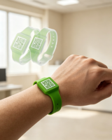 Bracelet RFID UHF longue portée, bracelet intelligent lisible pour le suivi du personnel et la gestion des actifs