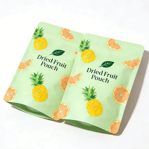 Bolsa Ecológica Personalizada, 100% Compostable, con Cierre Ziplock, de Papel Kraft, para Envasado de Alimentos Secos y Frutos Secos, Biodegradable, Tipo Stand-up - Product Image 4